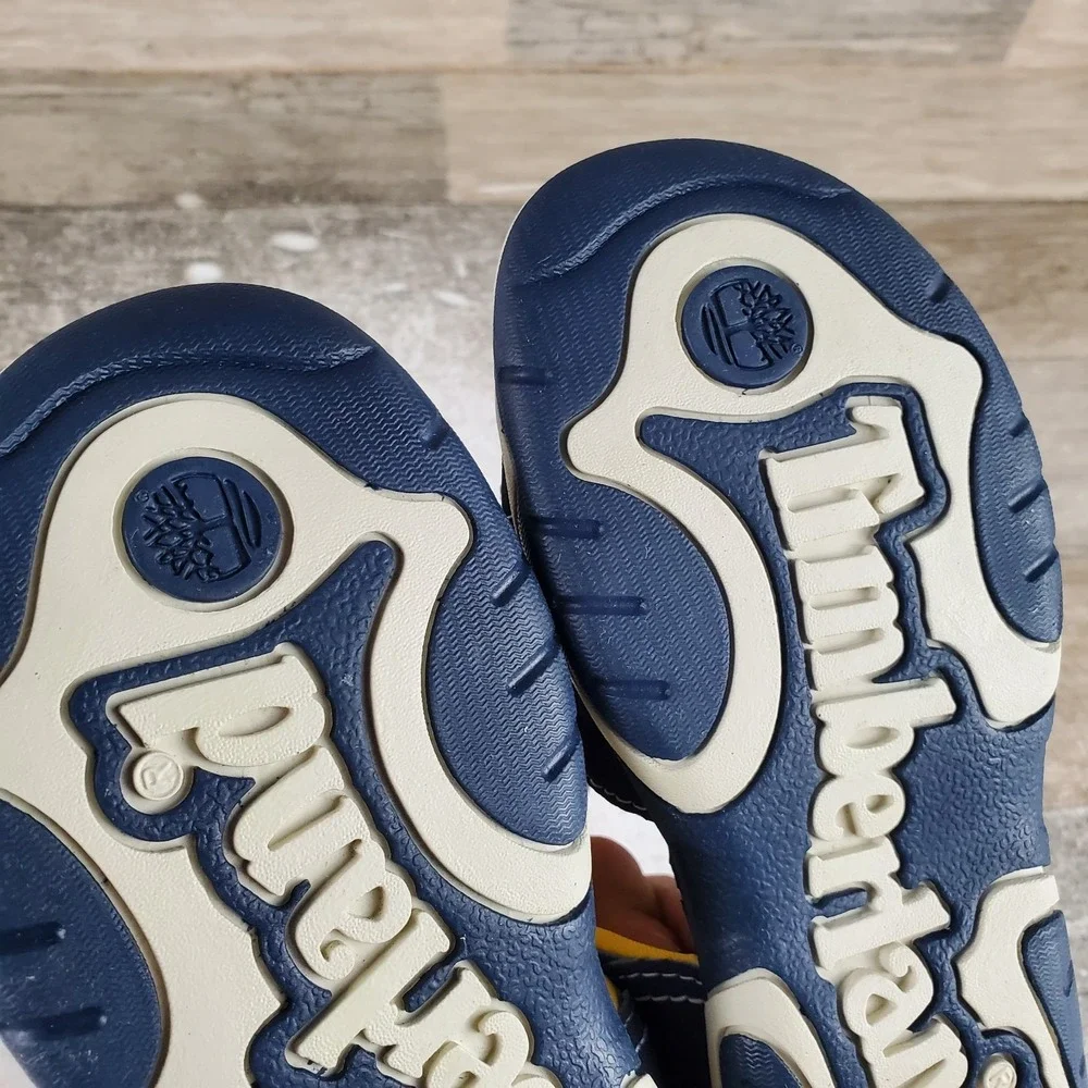 Timberland Infant Adventure Seeker Kids 2-Strap Sandals Sz 11 Blue Hook & Loop